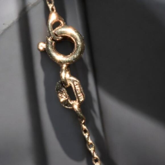 Black Sapphire Diamond Heart Pendant Necklace 18in Chain GP 925 Sterling Silver - Picture 6 of 6